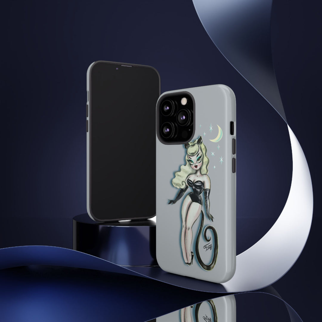 Blonde Cat Girl • Tough Phone Case