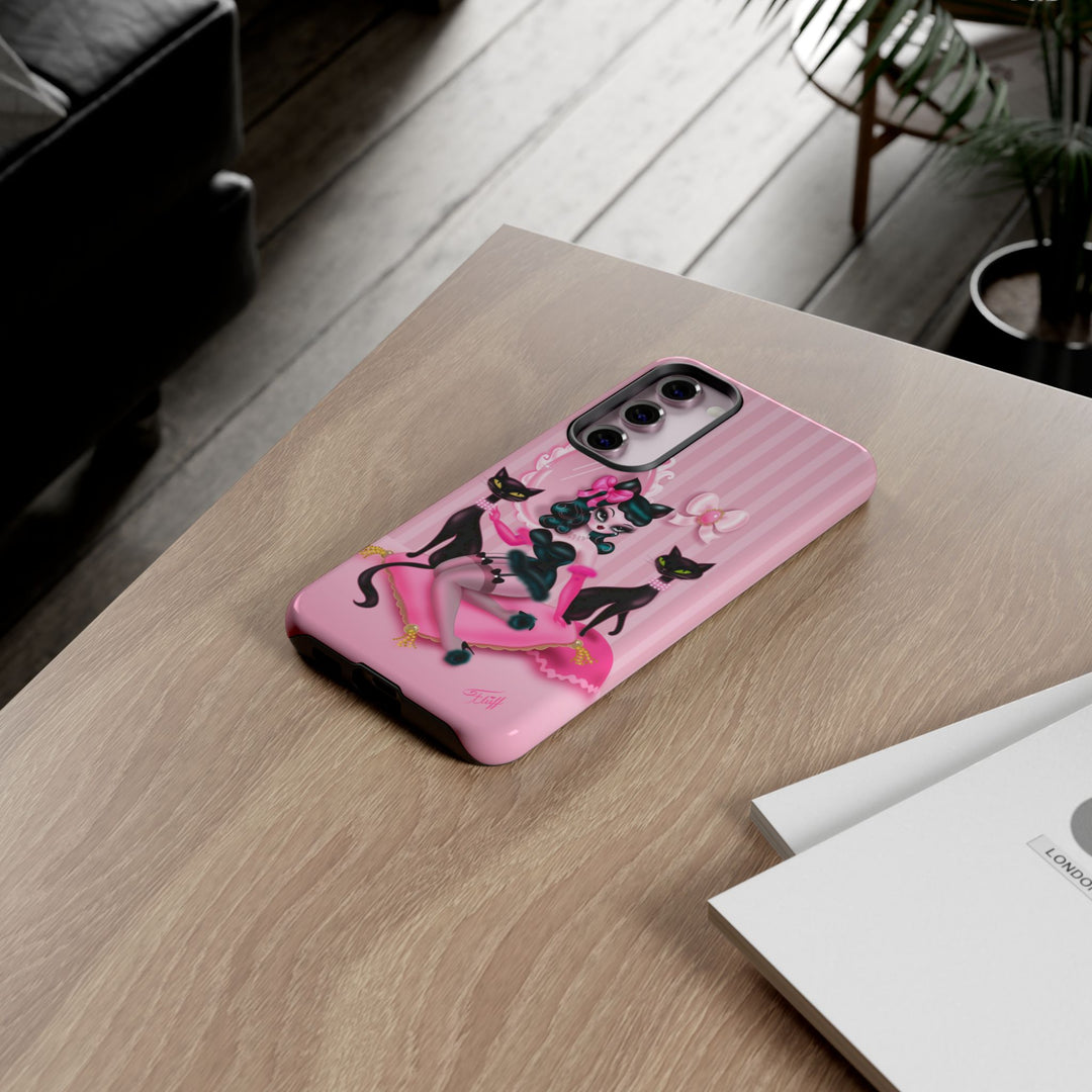 Kitten Boudoir Doll • Tough Phone Case