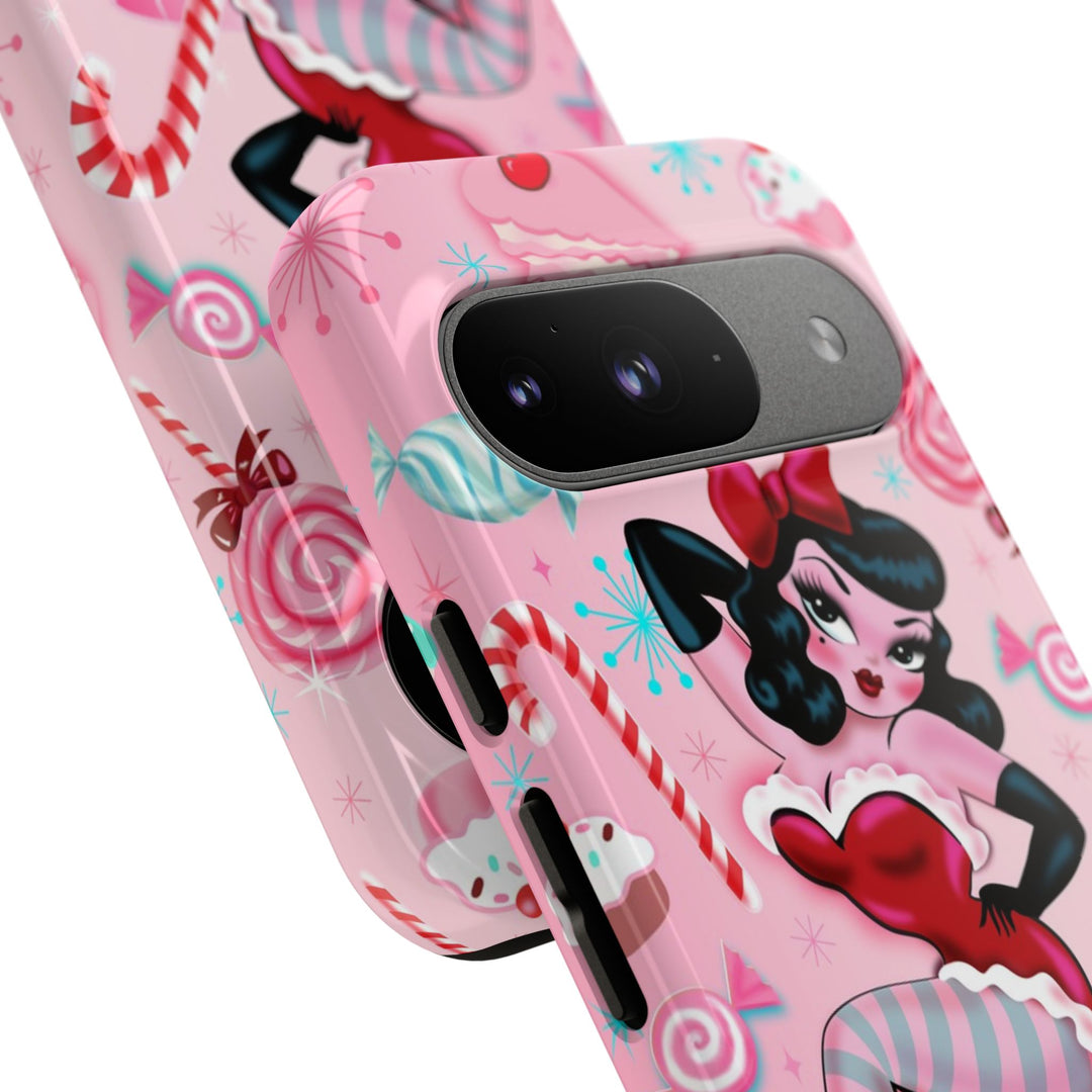 Candy Cane Martini Girl • Case Mate Galaxy S7 & S9 Slim Phone Case