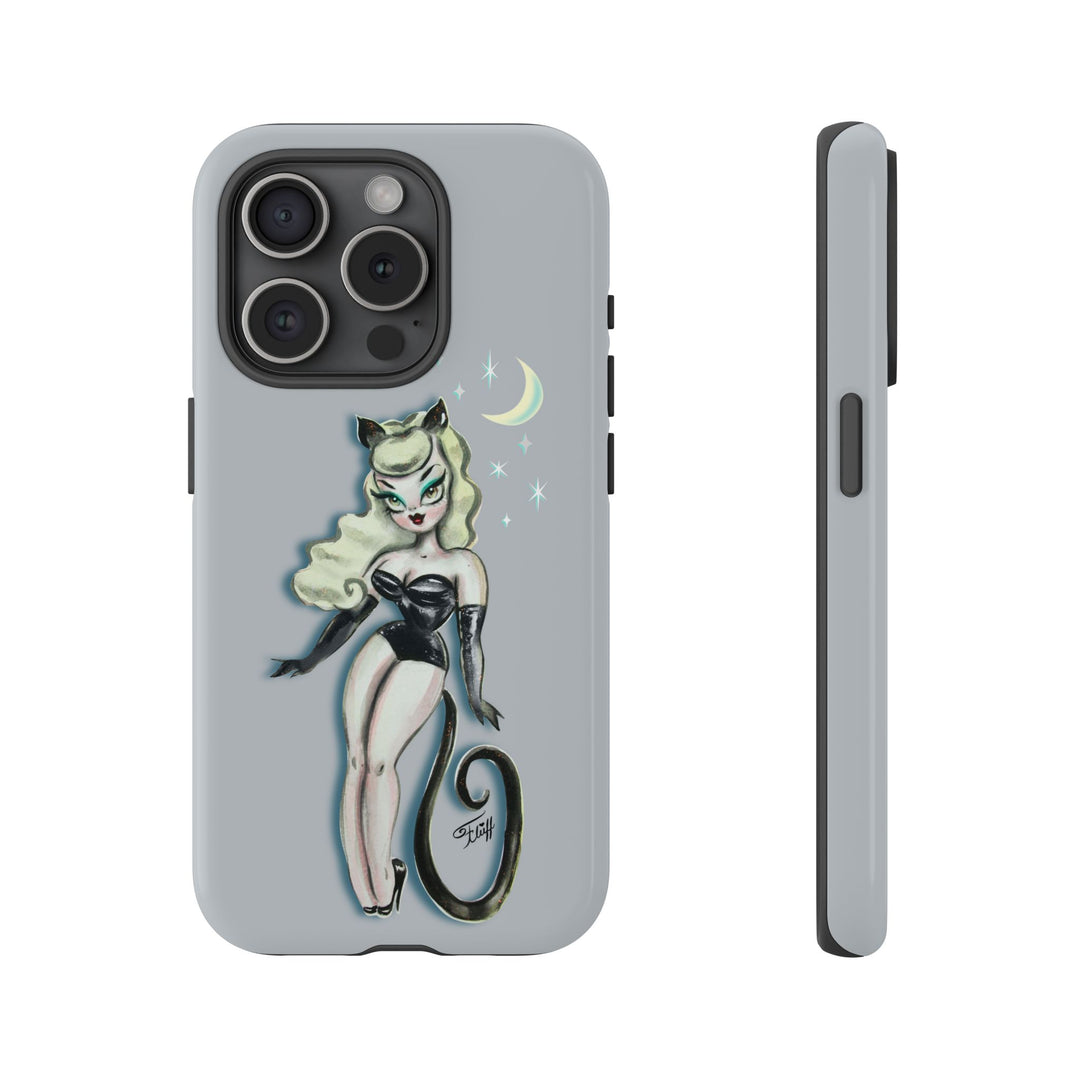 Blonde Cat Girl • Tough Phone Case