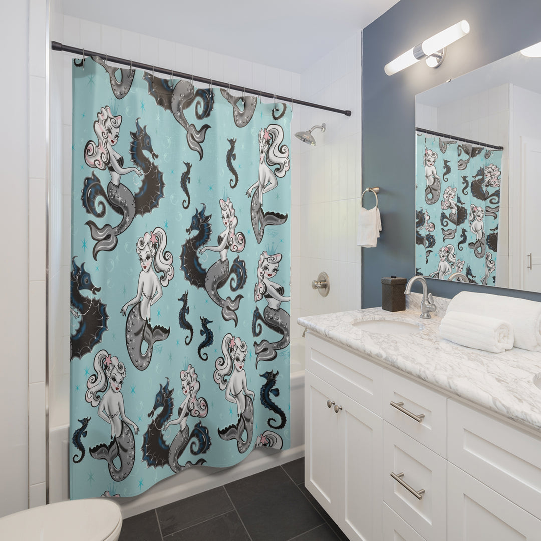 Pearla on Sea Foam • Shower Curtain