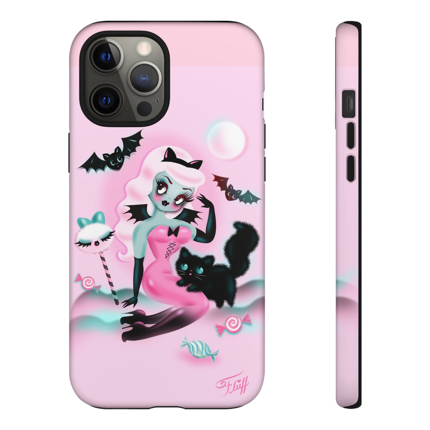 Pastel Candy Vampire with Kitty • Tough Phone Case