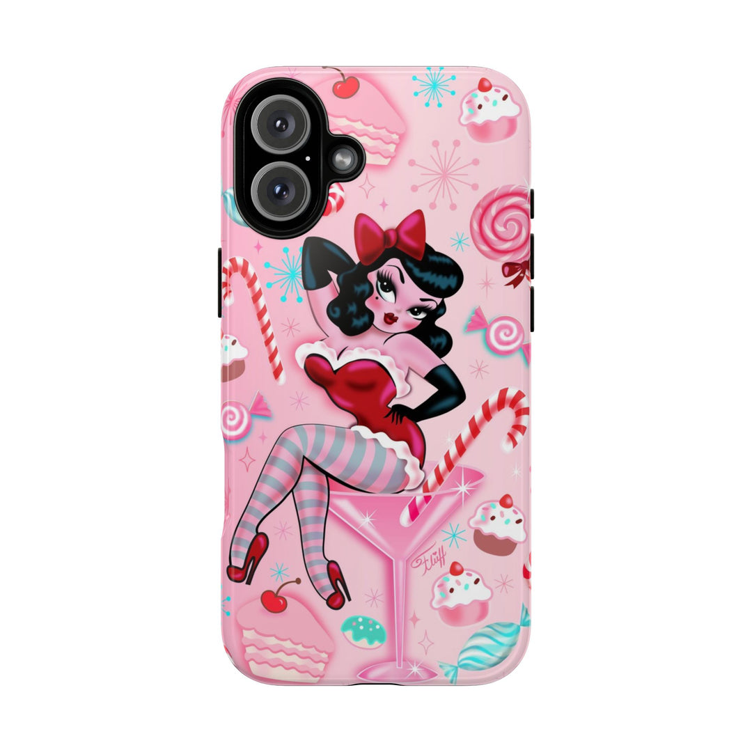 Candy Cane Martini Girl • Case Mate Galaxy S7 & S9 Slim Phone Case