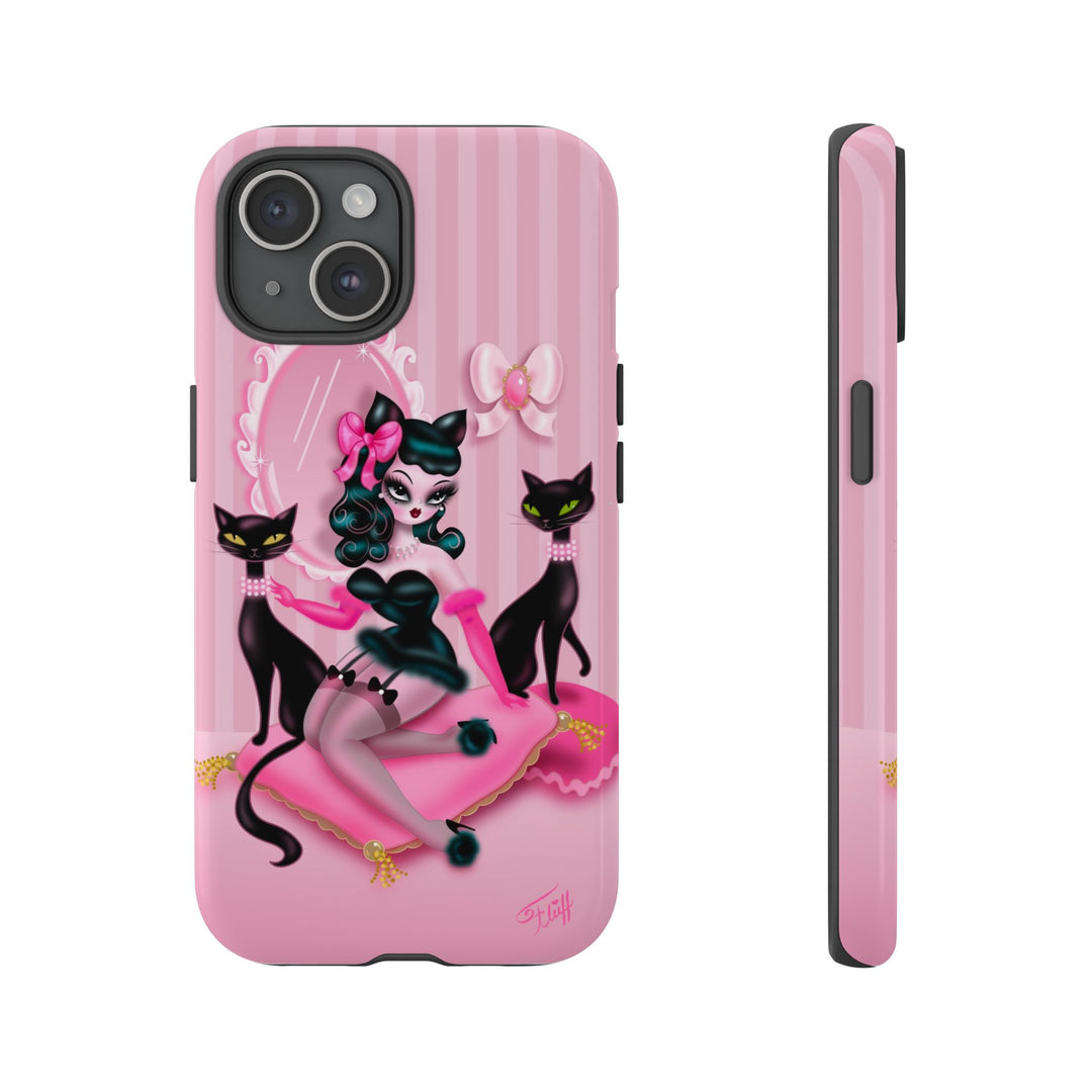 Kitten Boudoir Doll • Tough Phone Case