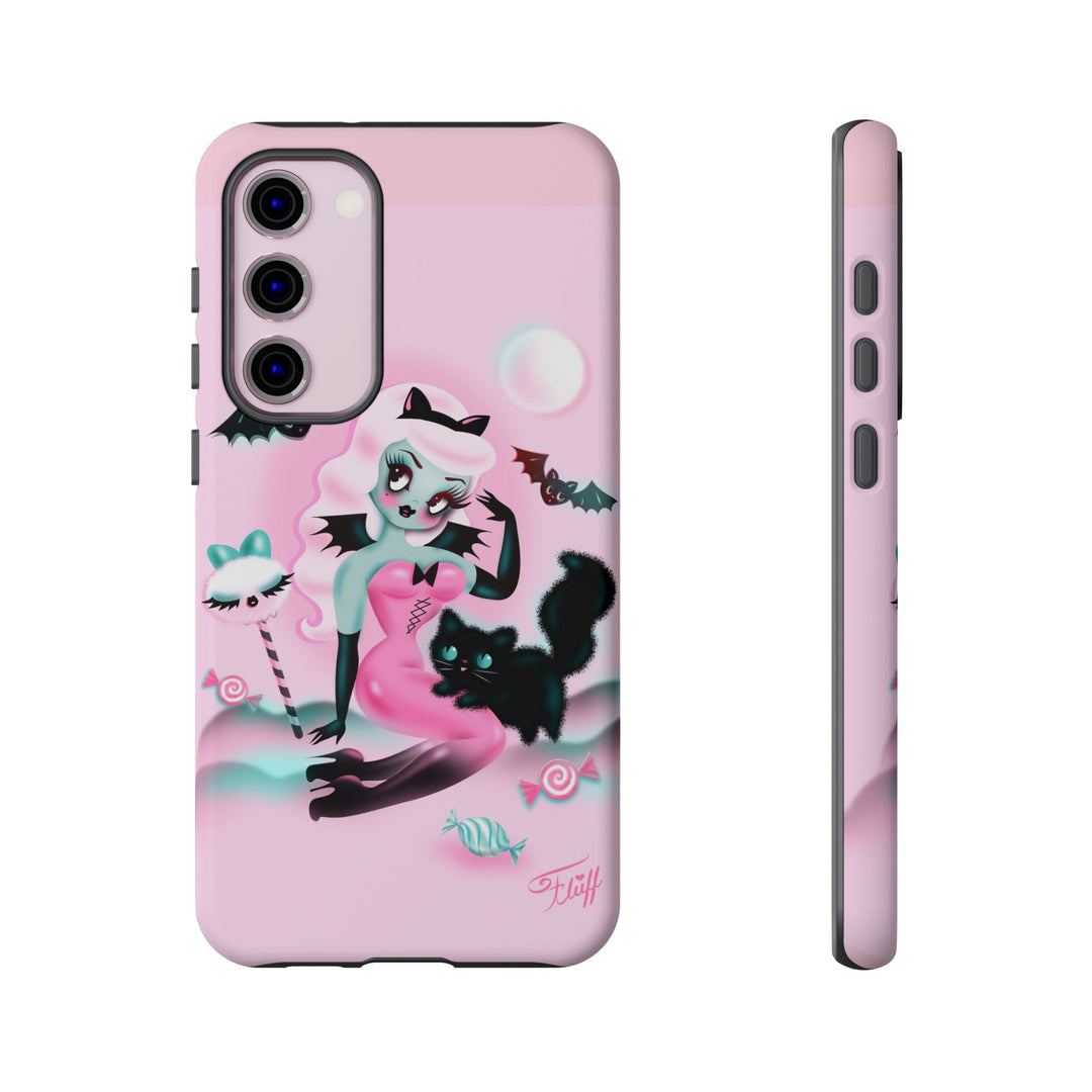 Pastel Candy Vampire with Kitty • Tough Phone Case