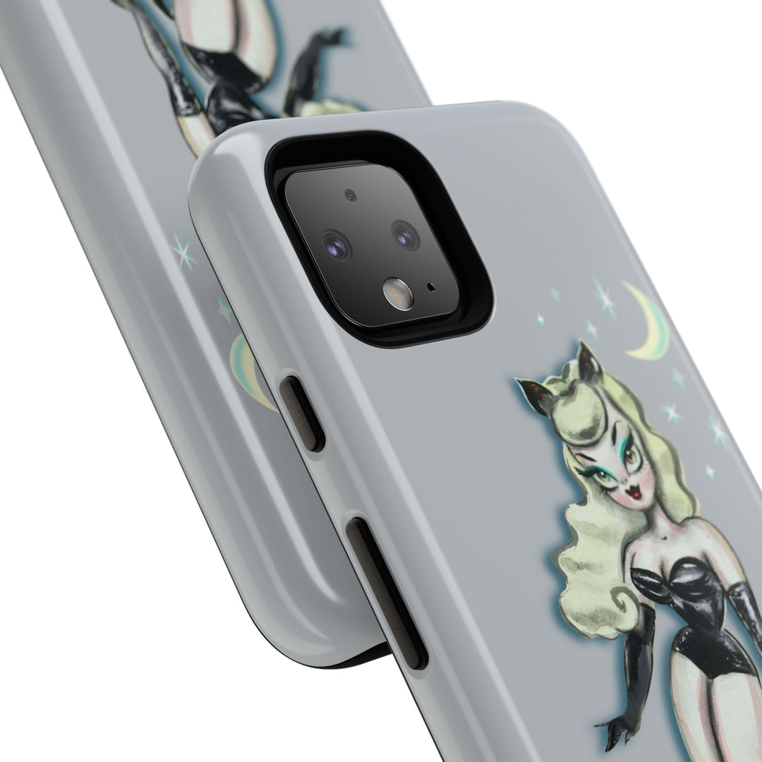 Blonde Cat Girl • Tough Phone Case