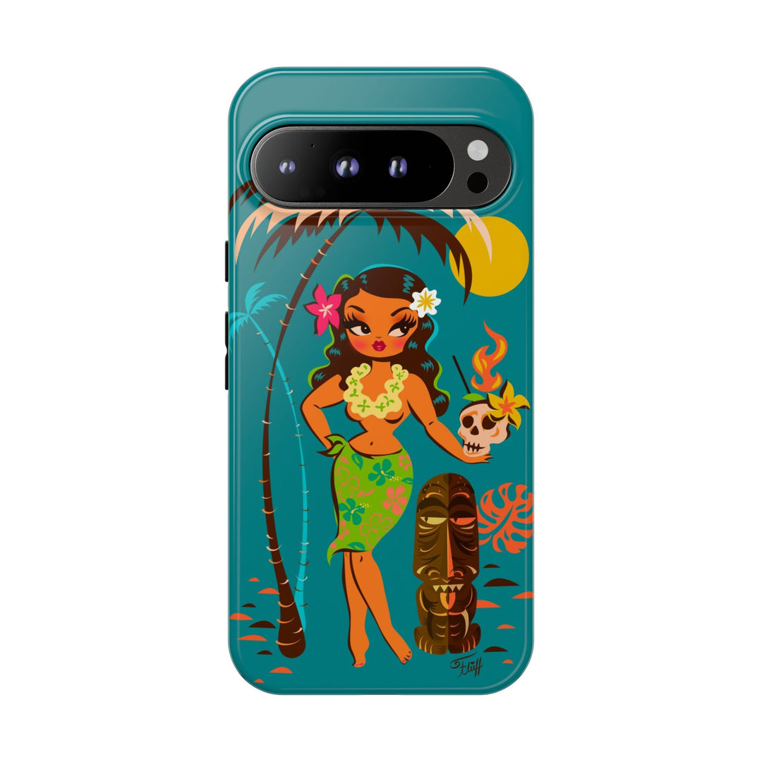 Tiki Temptress • With Skull Mug • Phone Case