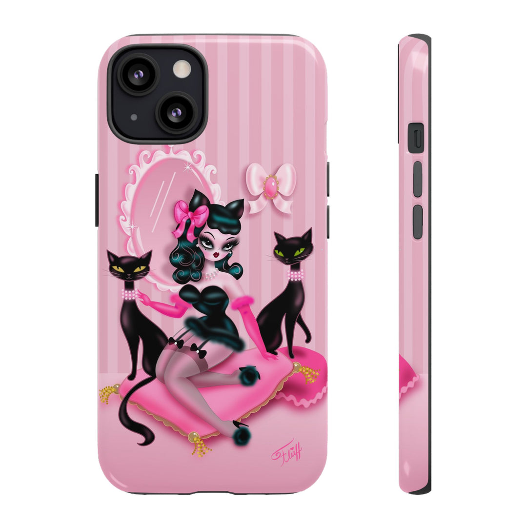 Kitten Boudoir Doll • Tough Phone Case