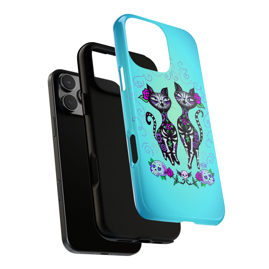 Sugar Skull Cats • Tough Phone Case