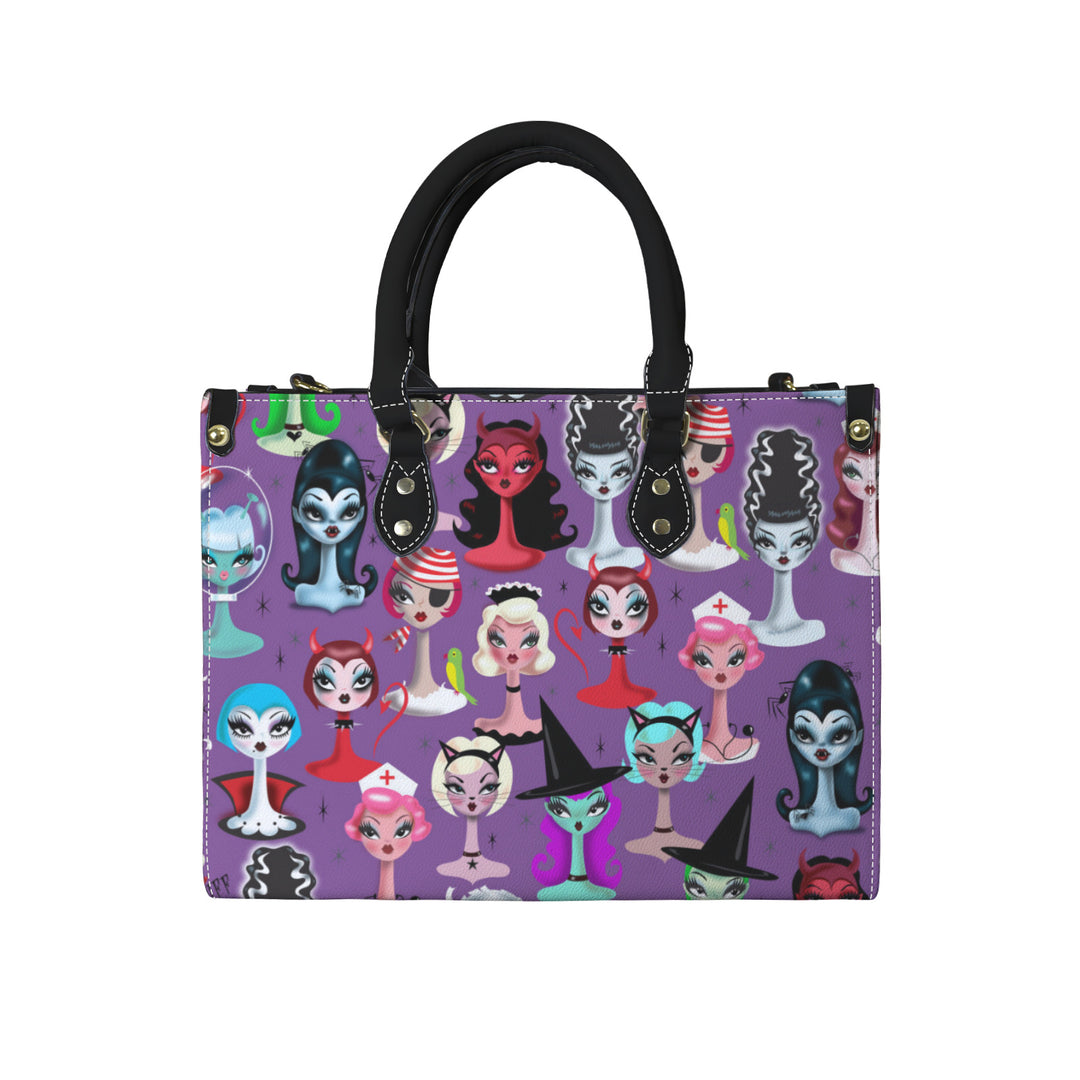Spooky Dolls Purple • Handbag