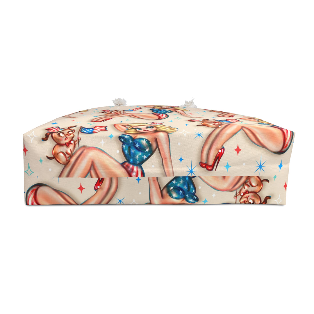 Patriotic Pinup Girl • Weekender Bag