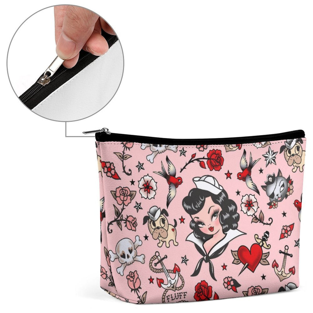 Suzy Sailor Pink • Cosmetic Bag