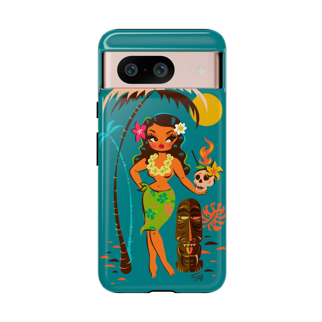 Tiki Temptress • With Skull Mug • Phone Case