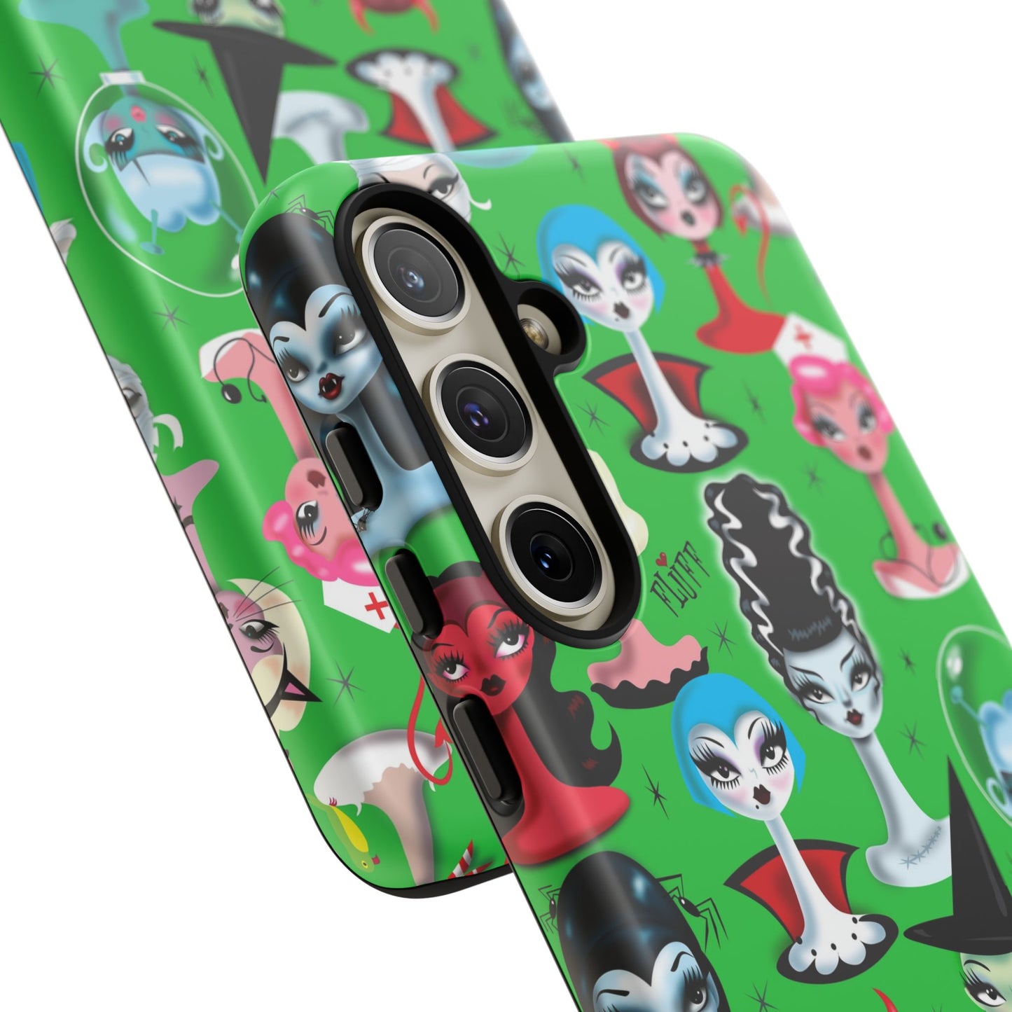 Spooky Dolls Green • Tough Phone Case