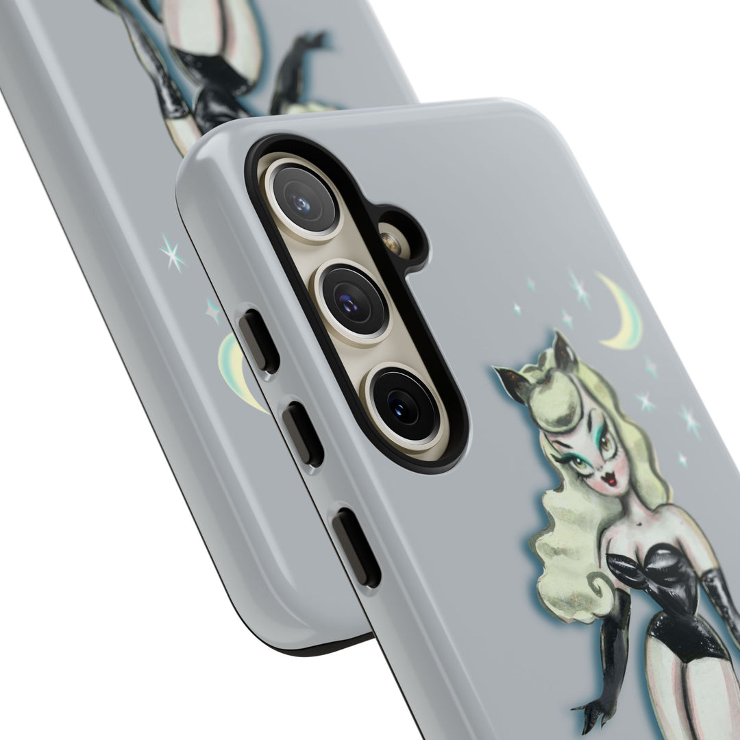 Blonde Cat Girl • Tough Phone Case
