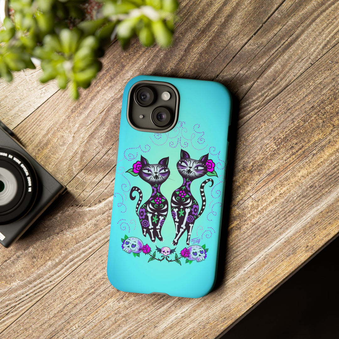 Sugar Skull Cats • Tough Phone Case