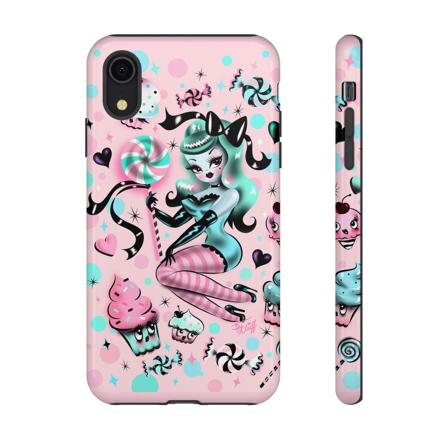 Mint Sugar Pinup • Tough Phone Case