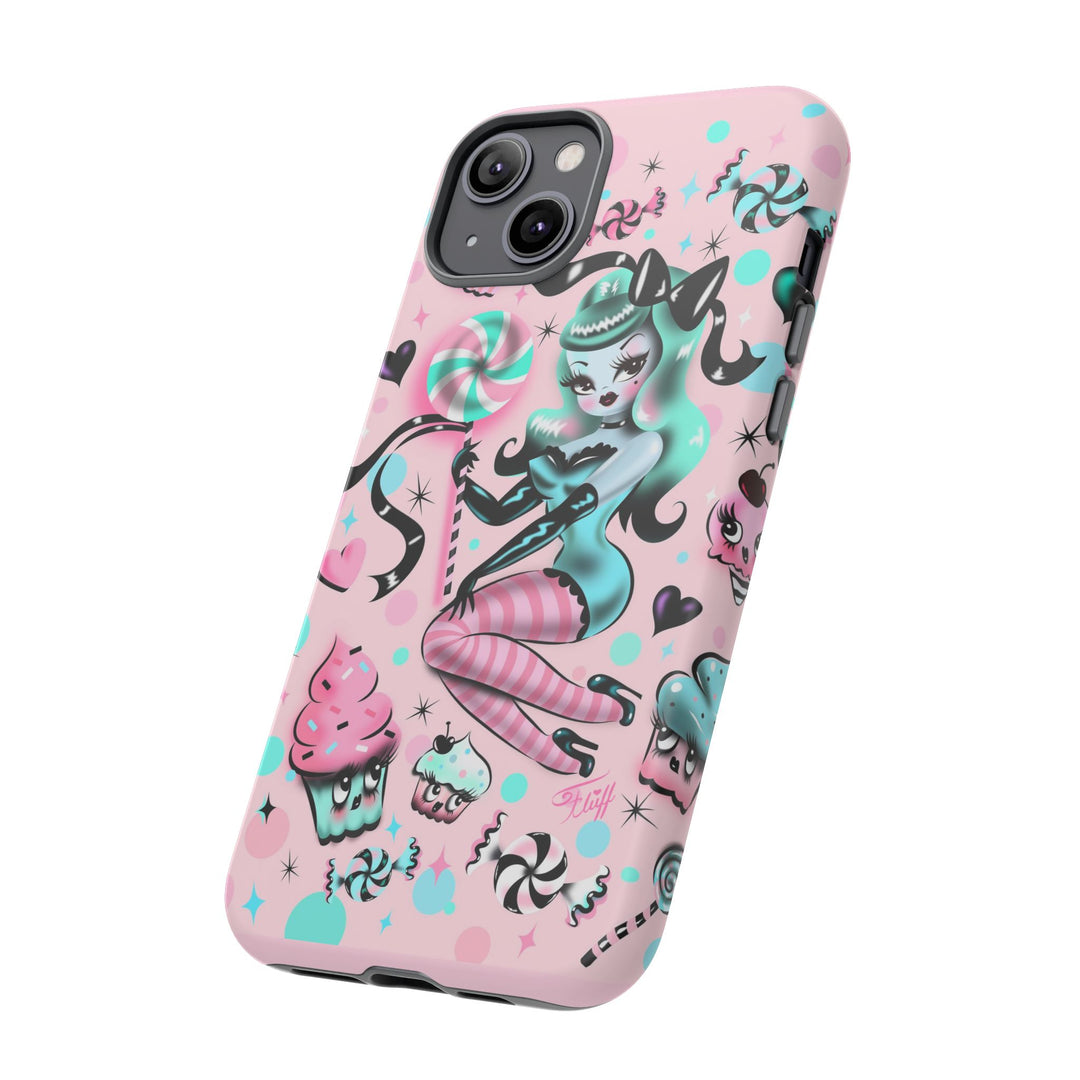 Mint Sugar Pinup • Tough Phone Case