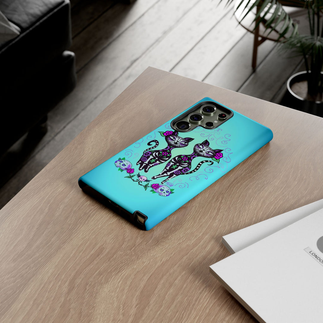 Sugar Skull Cats • Tough Phone Case