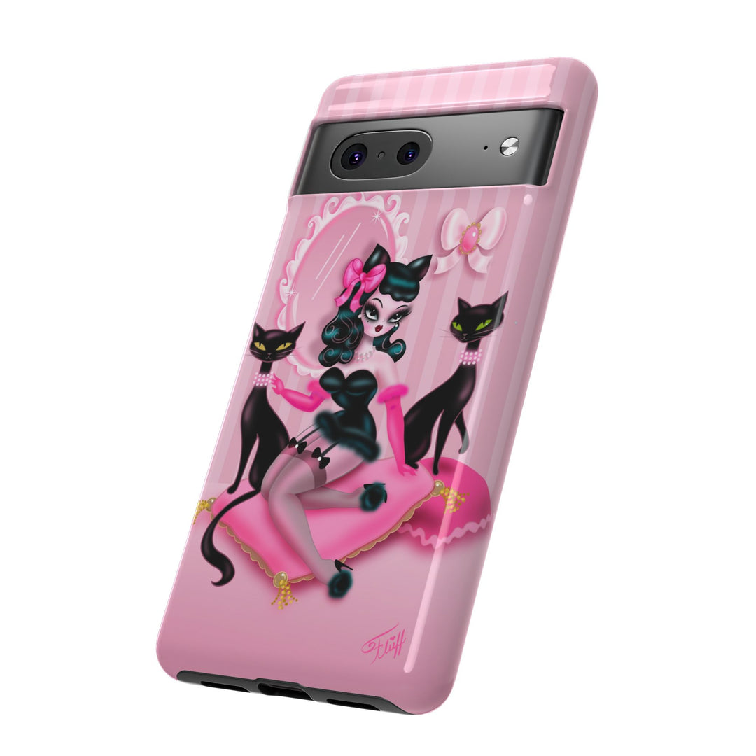 Kitten Boudoir Doll • Tough Phone Case