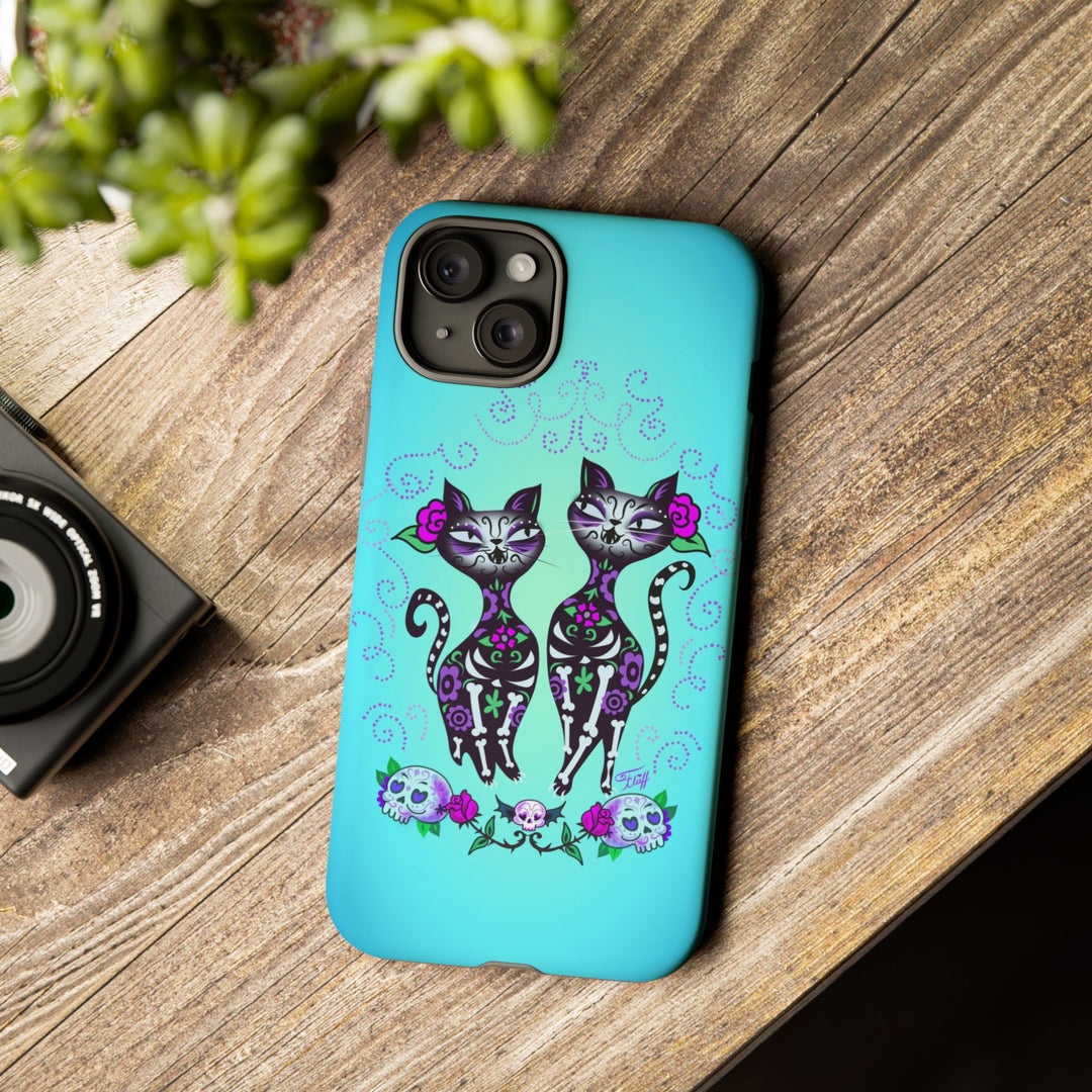 Sugar Skull Cats • Tough Phone Case