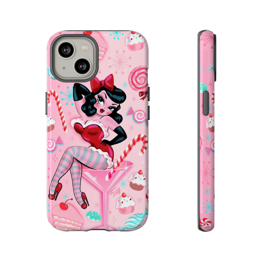 Candy Cane Martini Girl • Case Mate Galaxy S7 & S9 Slim Phone Case