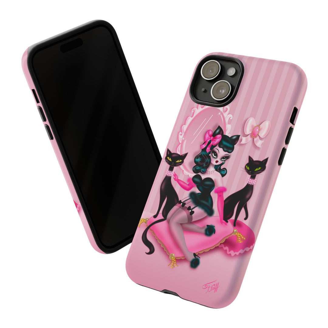 Kitten Boudoir Doll • Tough Phone Case