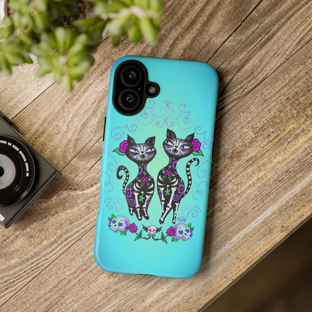 Sugar Skull Cats • Tough Phone Case