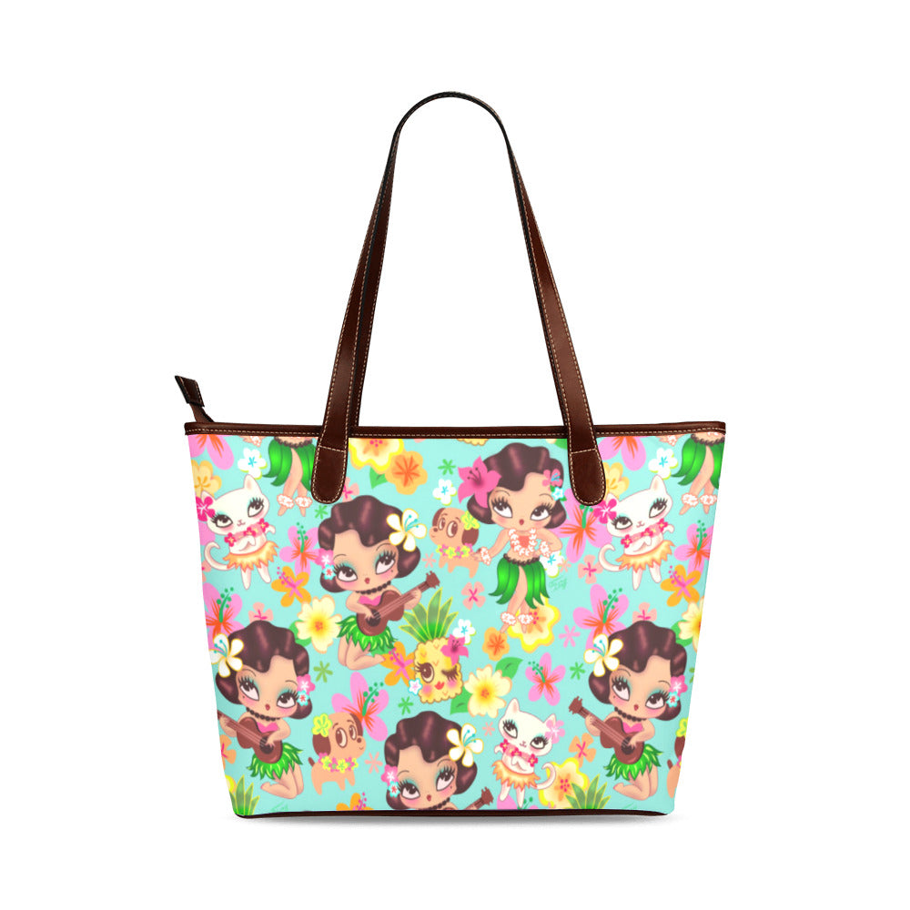 Hula Lulu Pattern • Shoulder Purse Tote