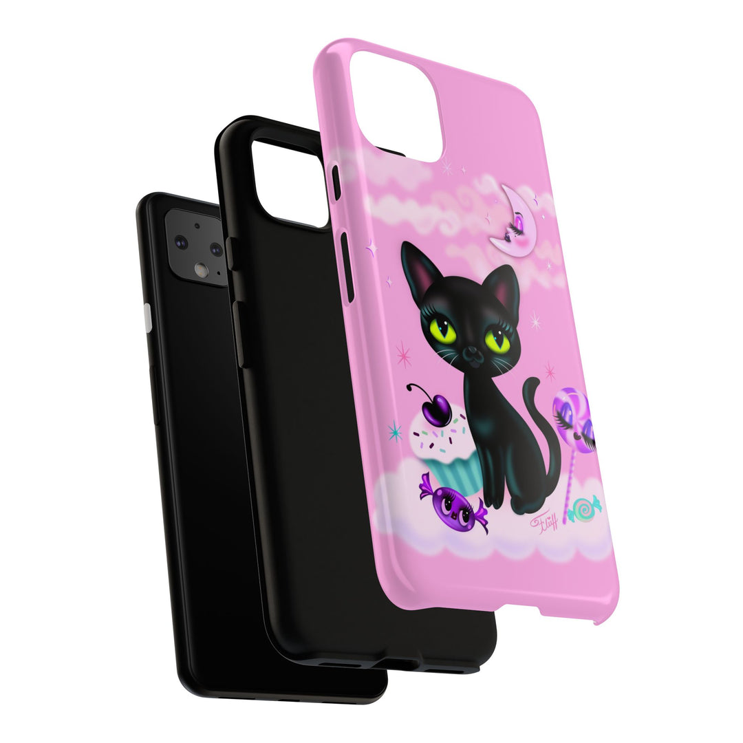 Vyolette in the Sky with Candies Pink • Tough Phone Case