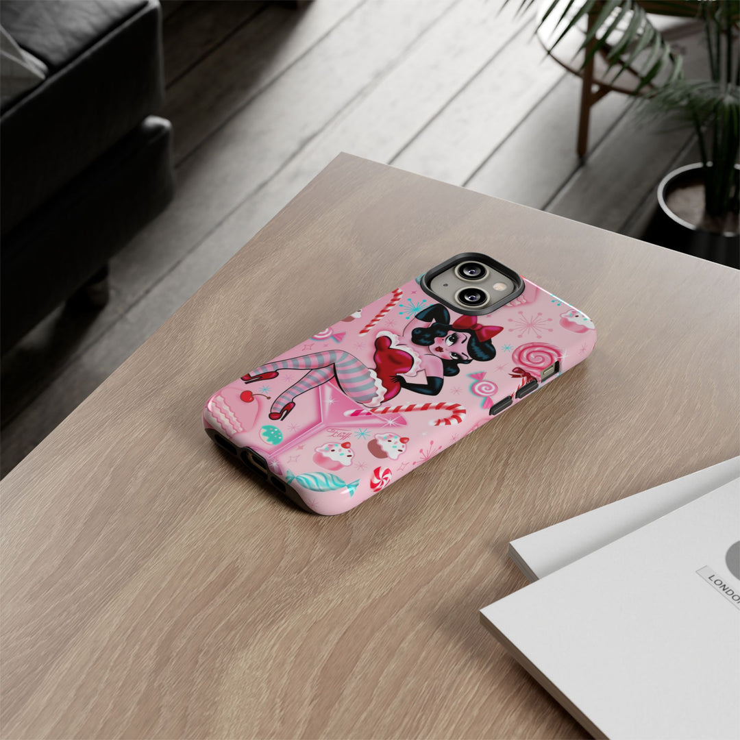Candy Cane Martini Girl • Case Mate Galaxy S7 & S9 Slim Phone Case