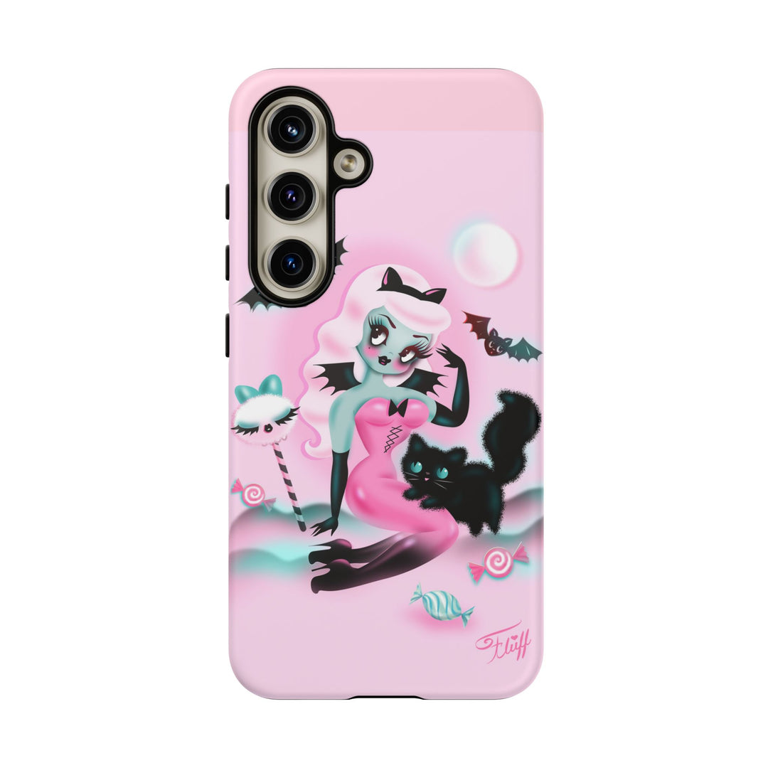 Pastel Candy Vampire with Kitty • Tough Phone Case