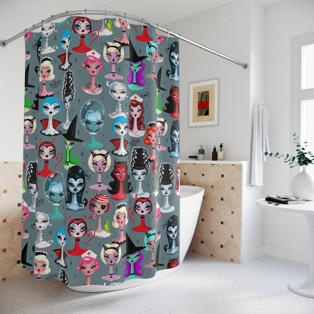 Spooky Dolls • Shower Curtain