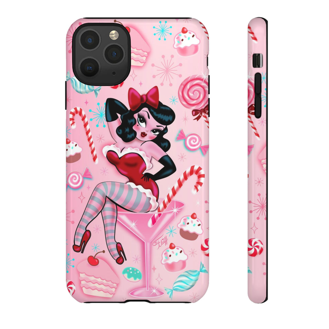 Candy Cane Martini Girl • Case Mate Galaxy S7 & S9 Slim Phone Case