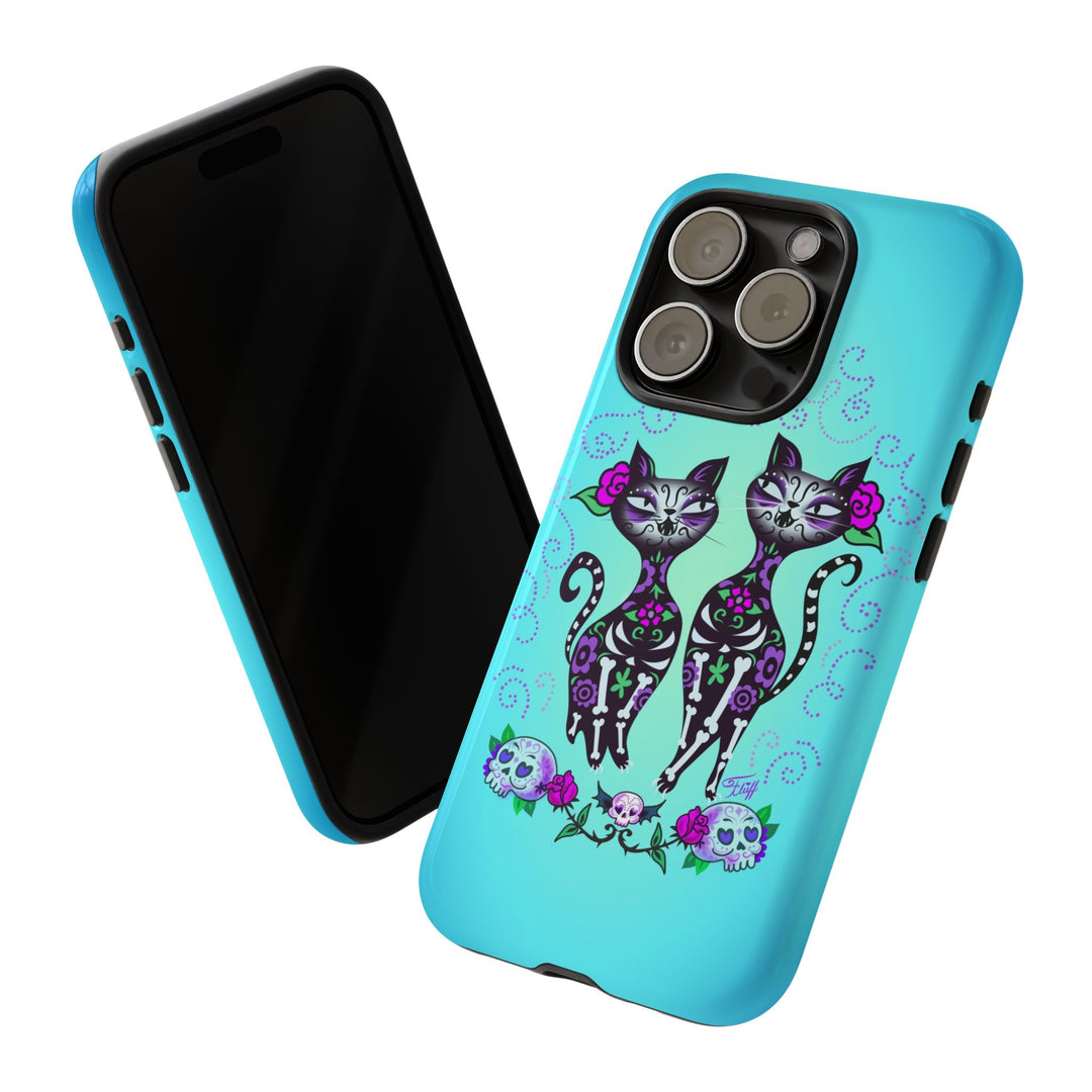 Sugar Skull Cats • Tough Phone Case