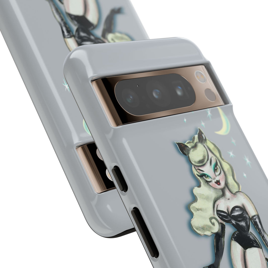 Blonde Cat Girl • Tough Phone Case