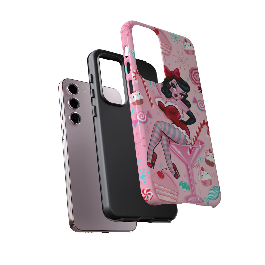 Candy Cane Martini Girl • Case Mate Galaxy S7 & S9 Slim Phone Case