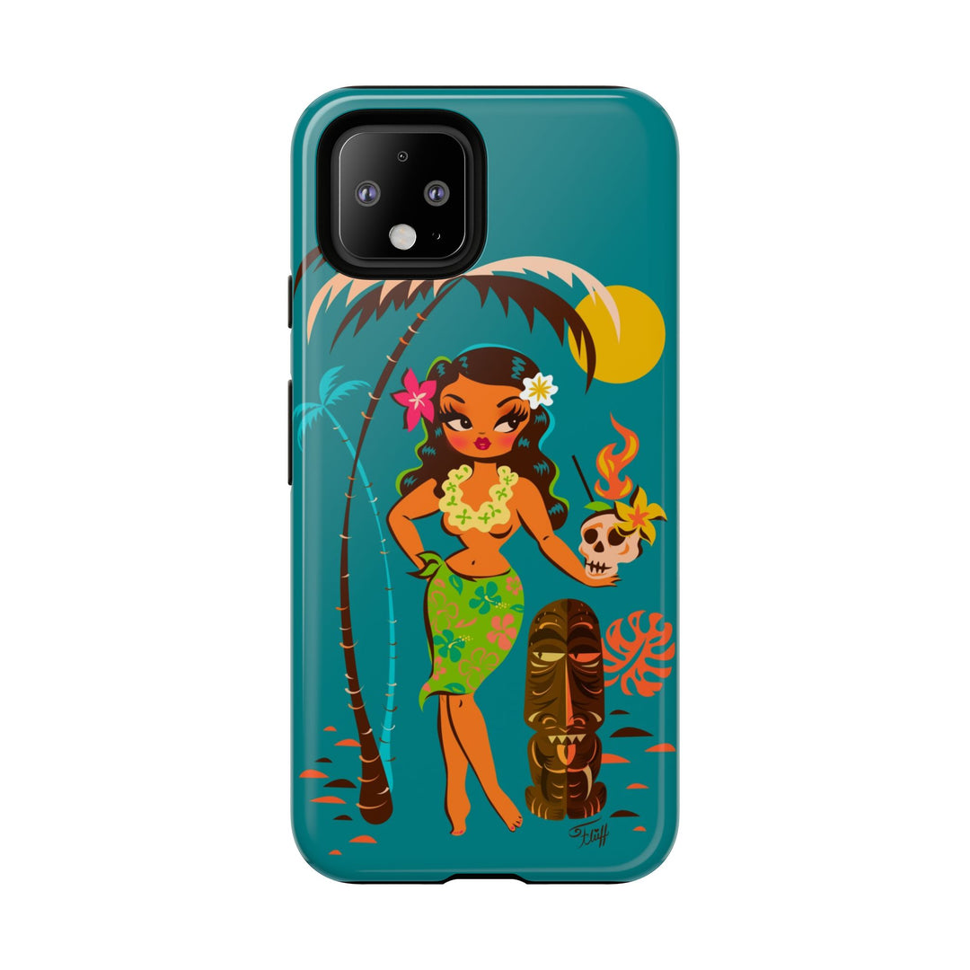 Tiki Temptress • With Skull Mug • Phone Case