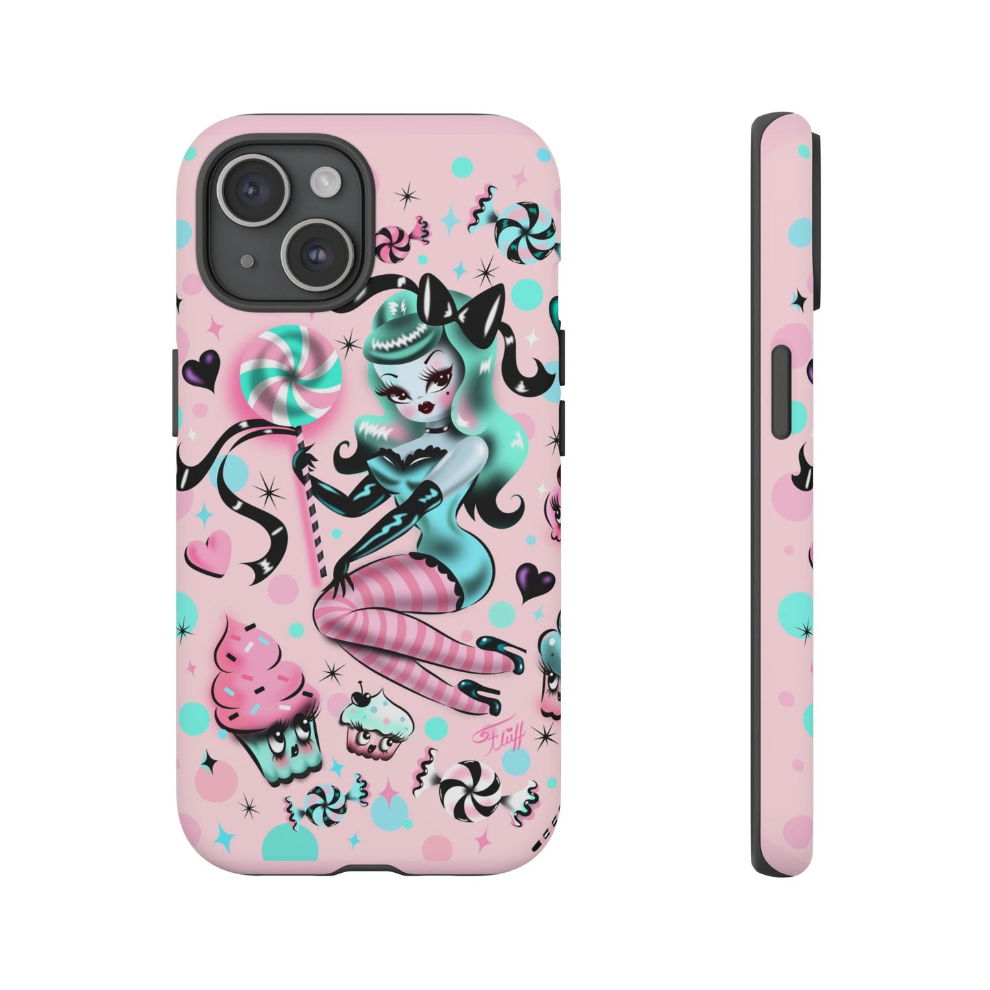 Mint Sugar Pinup • Tough Phone Case