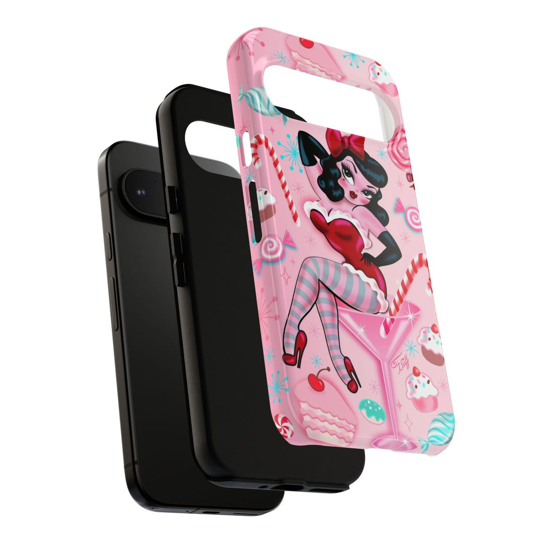 Candy Cane Martini Girl • Case Mate Galaxy S7 & S9 Slim Phone Case