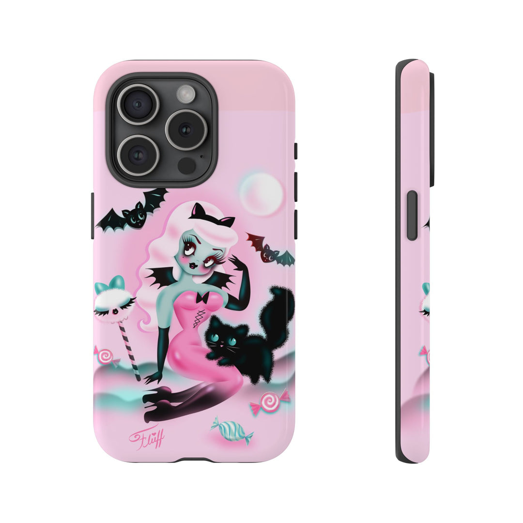 Pastel Candy Vampire with Kitty • Tough Phone Case