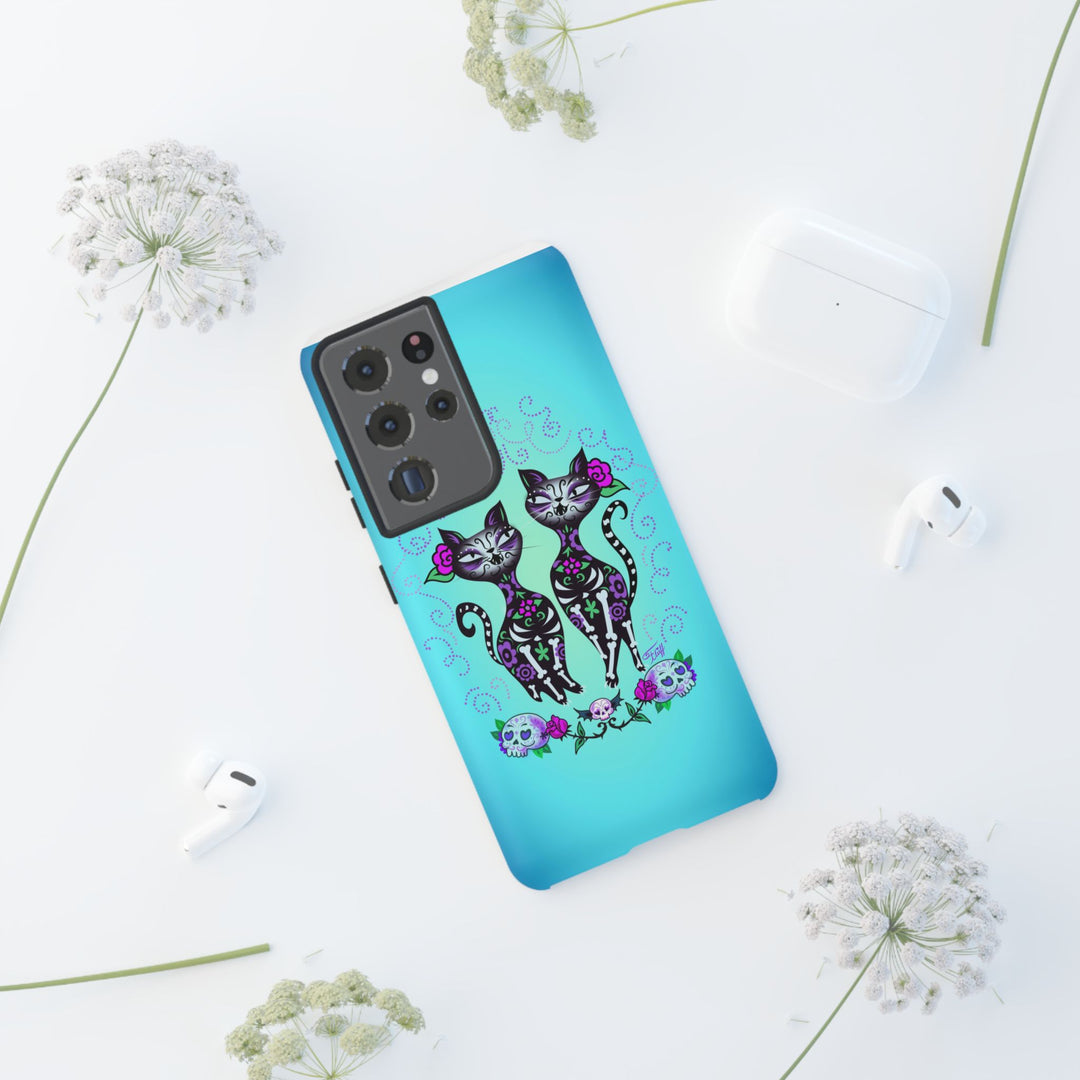 Sugar Skull Cats • Tough Phone Case