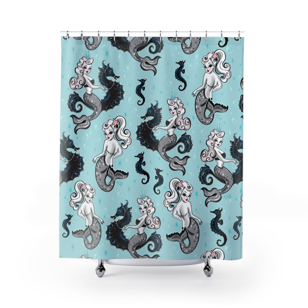 Pearla on Sea Foam • Shower Curtain