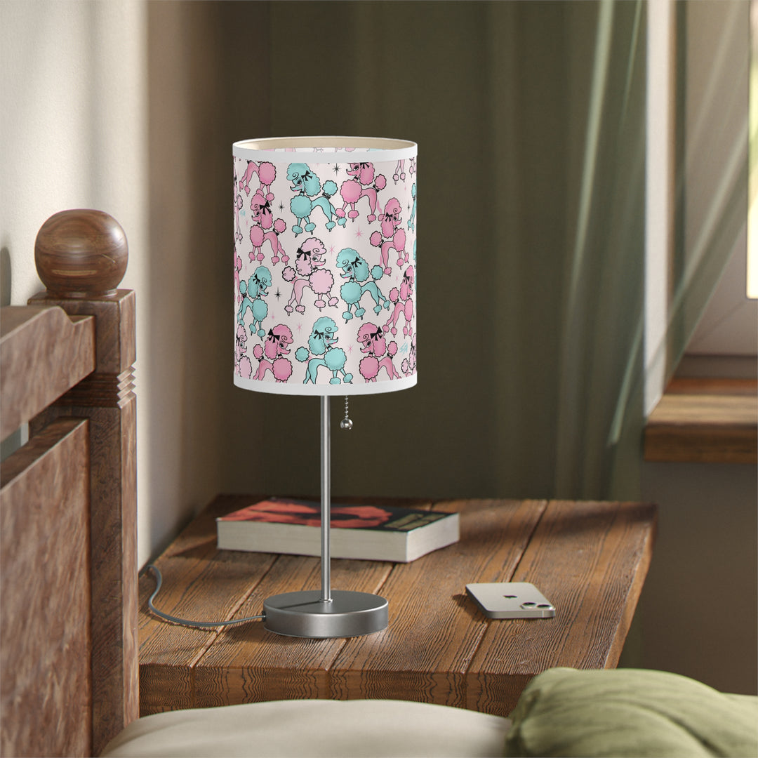 Poodlerama on Cream • Lamp