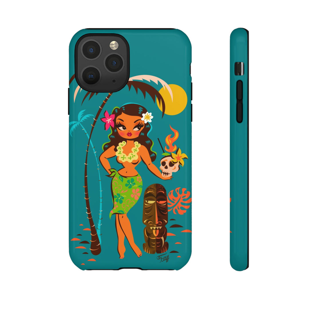 Tiki Temptress • With Skull Mug • Phone Case
