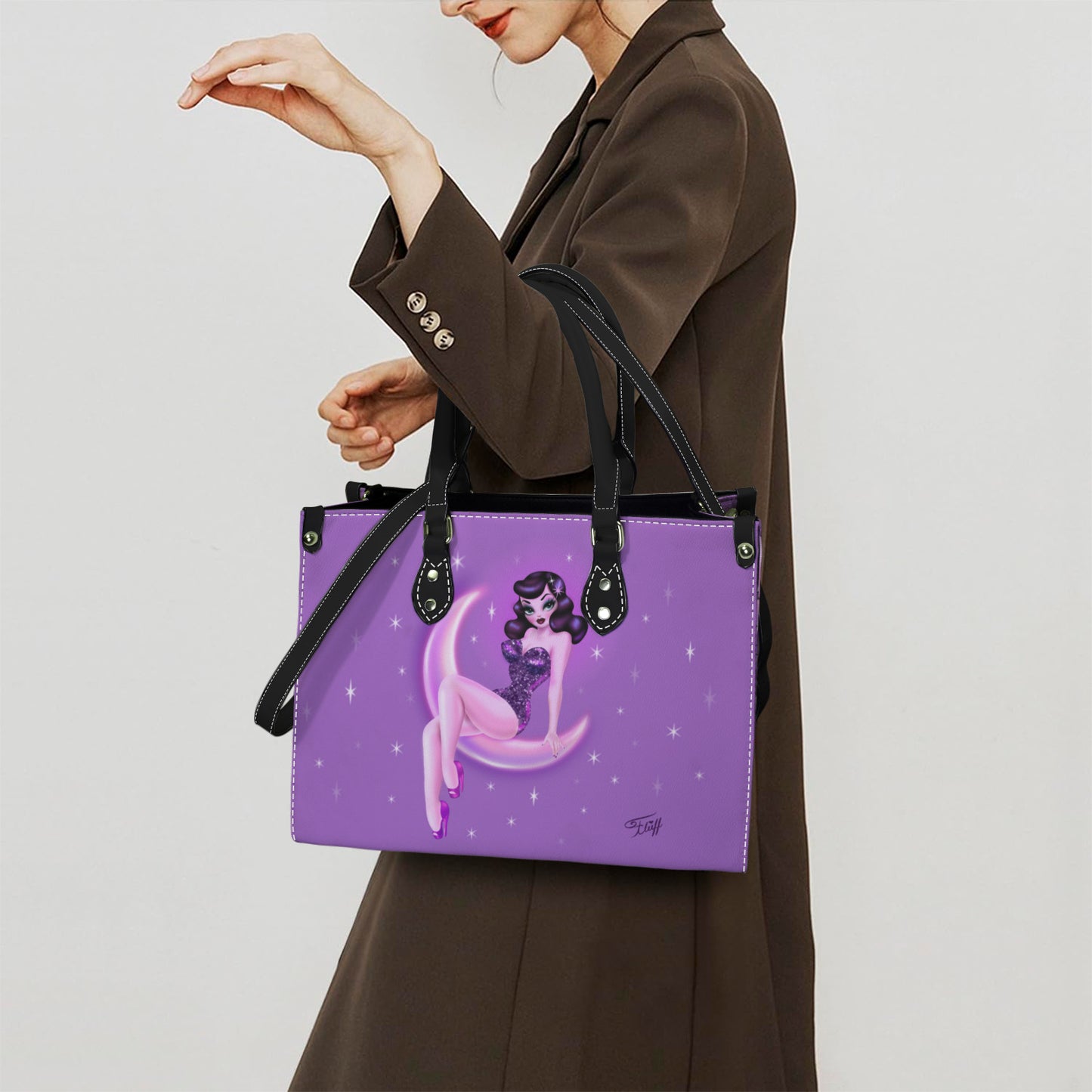 Star Gazer Brunette Purple • Handbag