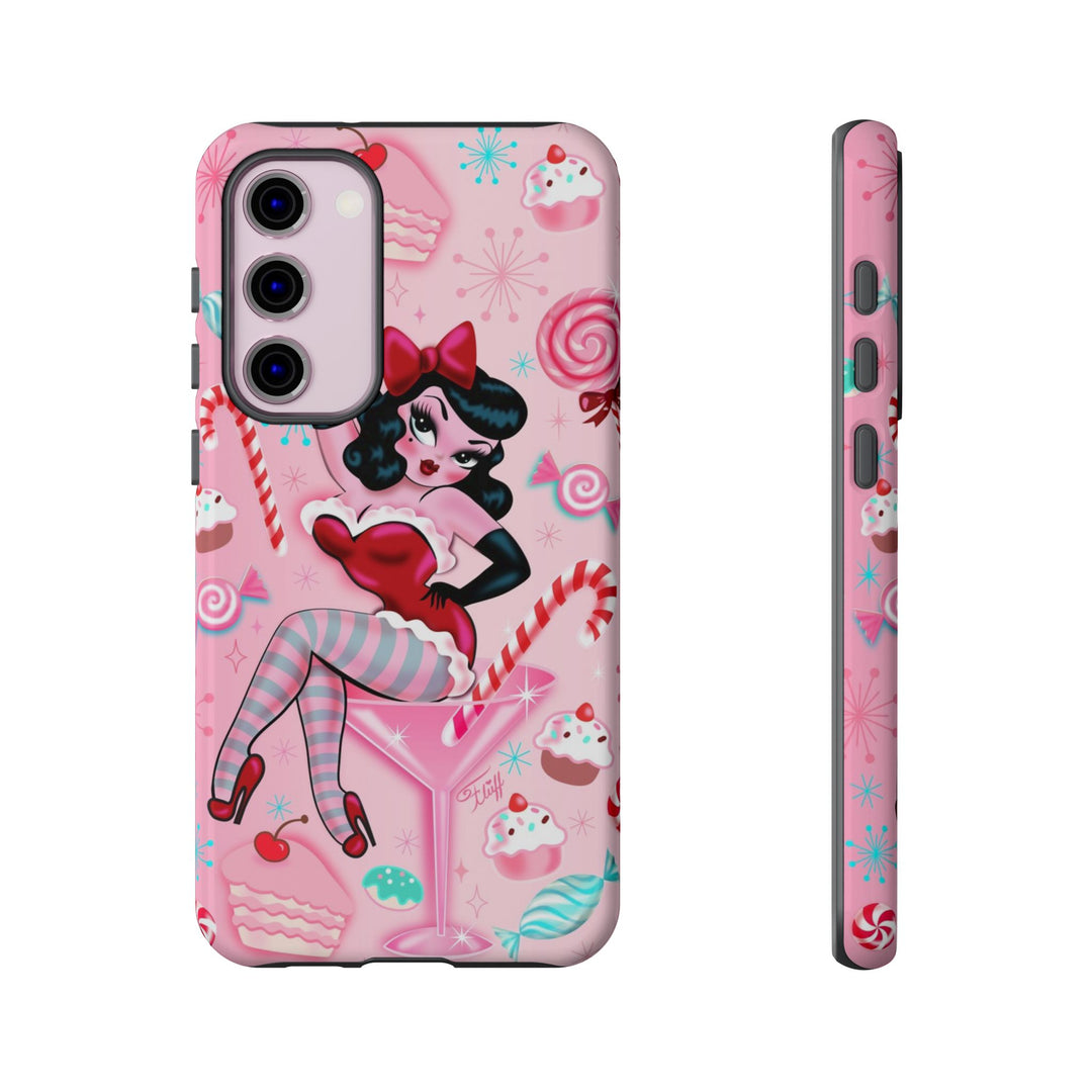 Candy Cane Martini Girl • Case Mate Galaxy S7 & S9 Slim Phone Case