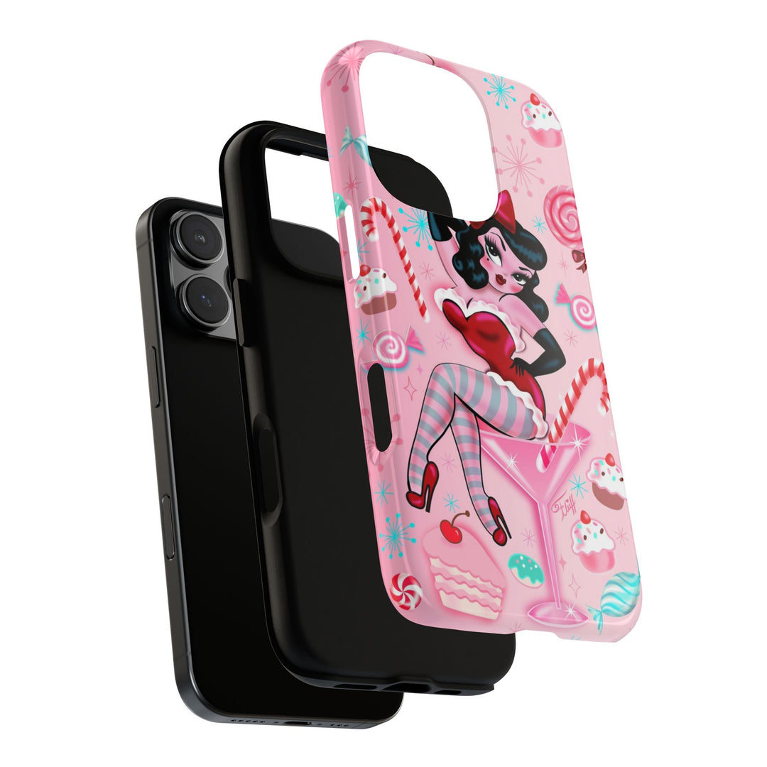 Candy Cane Martini Girl • Case Mate Galaxy S7 & S9 Slim Phone Case