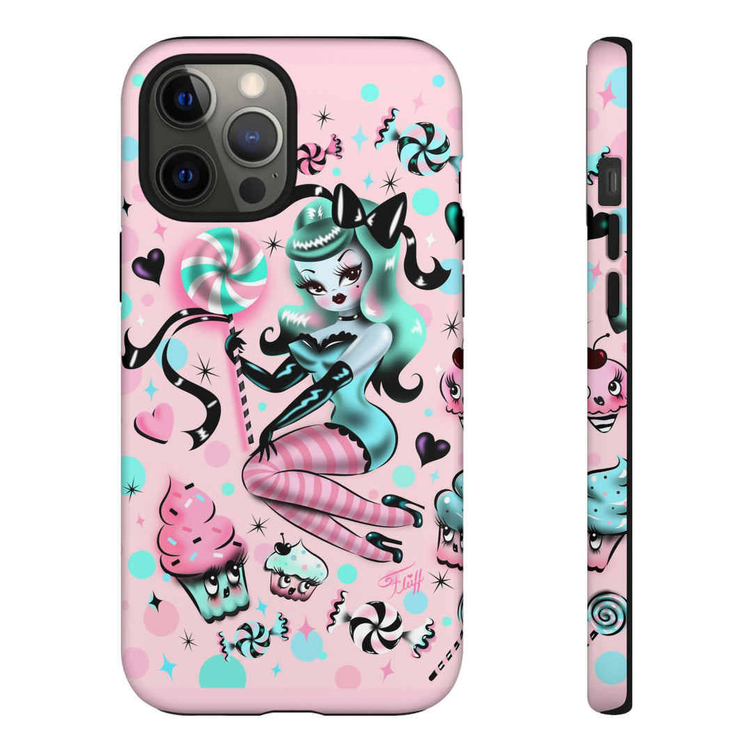 Mint Sugar Pinup • Tough Phone Case