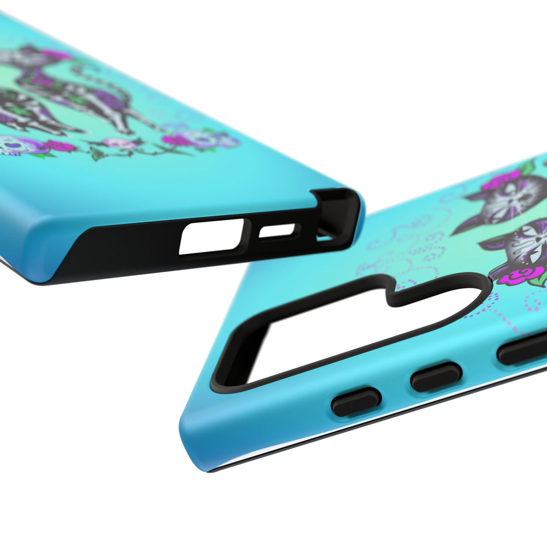 Sugar Skull Cats • Tough Phone Case